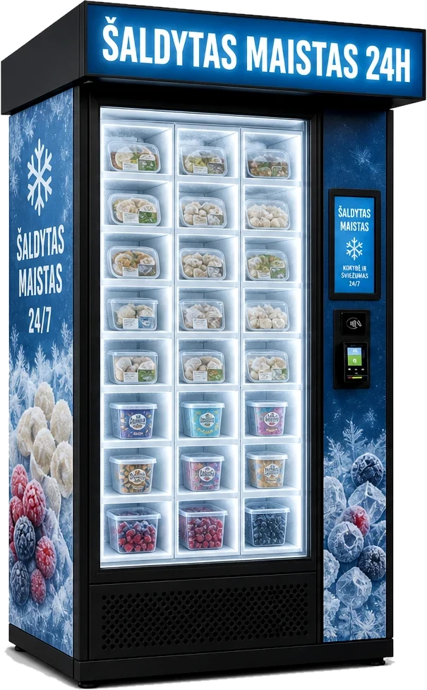 FrozenVend — šaldytos produkcijos automatas